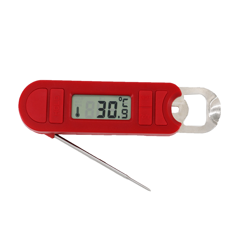 Termómetro de carne rápido y rápido de 0.5 segundos para abridor de cerveza para cocinar al aire libre y para cocinar