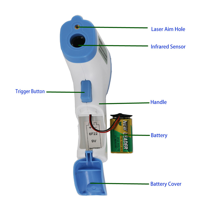Termómetro digital veterinario sin contacto Termómetro digital infrarrojo sin contacto para animales