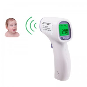 Termómetro de frente infrarrojo que mide los cambios en el cuerpo del bebé