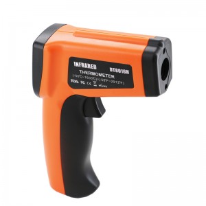 Termómetro infrarrojo de contacto con pistola de temperatura láser Pirómetro -50 ~ 1600 Emisividad ajustable